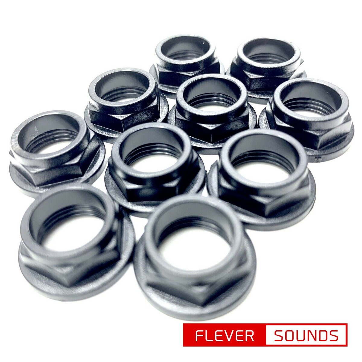 ROLAND Standard Phone Jack Amplifier Plastic Nut 10 Pieces