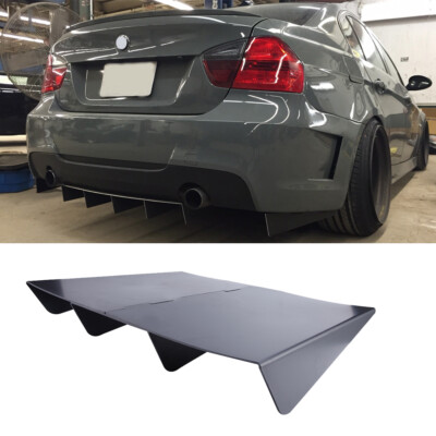 Für E46 M3 F30 E90 E92 Heckdiffusor Stoßstange Diffusor Spoilerlippe 4 Shark Fin