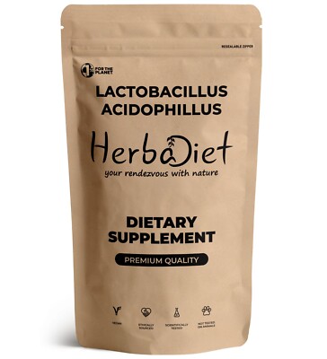 Lactobacillus Acidophilus Probiotic Powder 25 Billion CFUs/gram Digestive Health