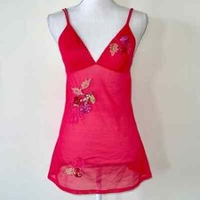 Vintage Victoria s Secret Sequin Mesh Babydoll