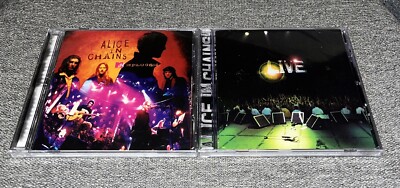 Alice in Chains 2 CD Lot Unplugged, Live
