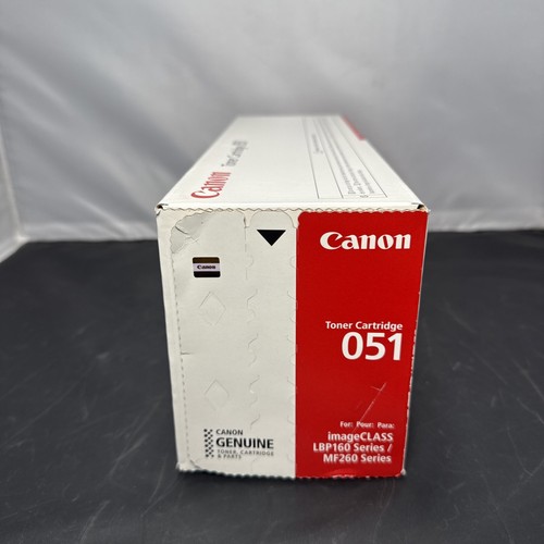 Genuine Canon 051 Black Toner Ink Cartridge, LBP160, (New, Sealed) - Picture 3 of 5