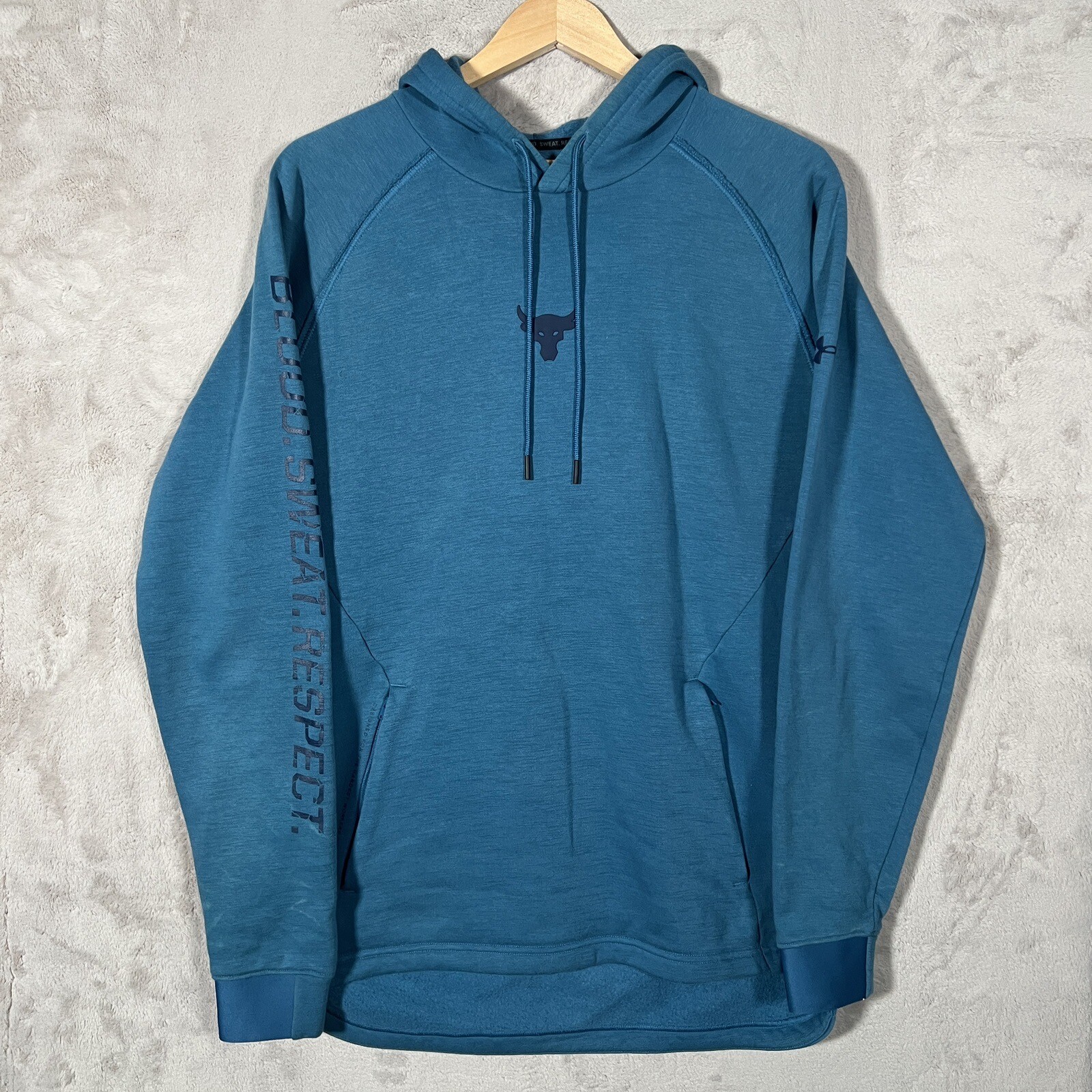 Under Armour Coldgear Hoodie Project Rock Charged Loose Mens M