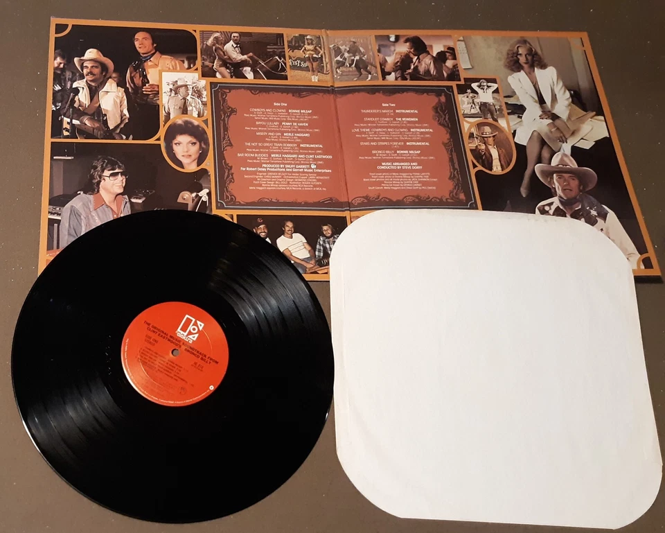 Clint Eastwood Bronco Billy Original Music Soundtrack 33rpm VINYL LP Record - Image 2 of 3