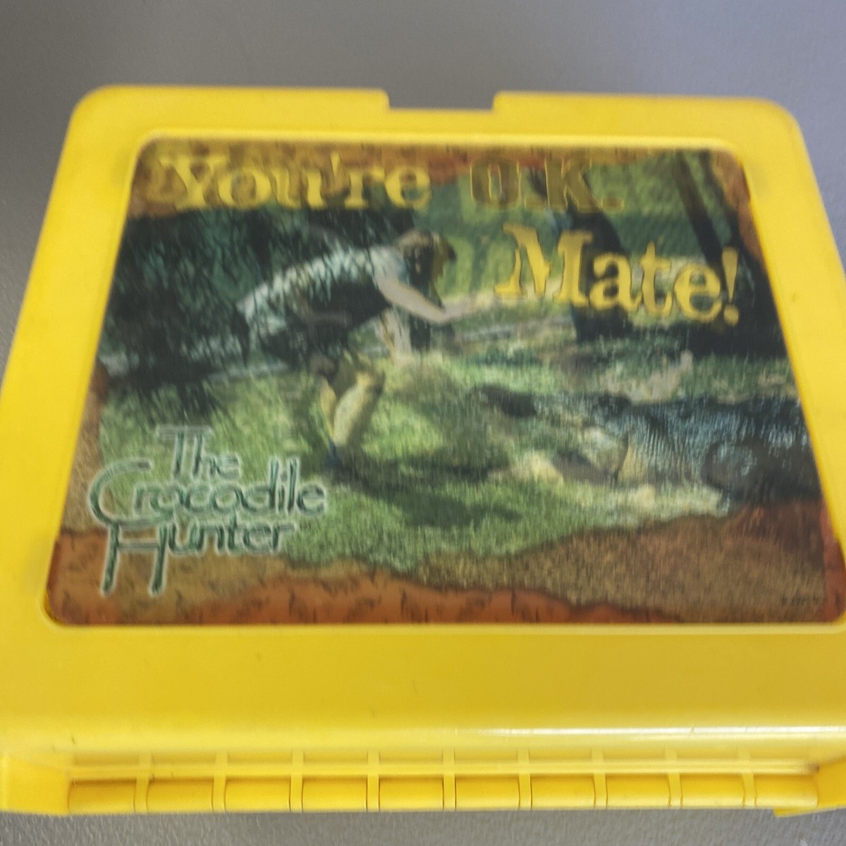 Crocodile Hunter Lunchbox 2001 Steve Irwin Holographic No Thermos