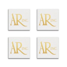 AR Inc. Acoustic Research Speaker Badge 23.8mm 0.9375" X23.8mm 0.9375" GOLD