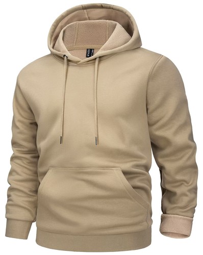 Men's Hoodies Fleece Lined Sweatshirts Active Athletic Workout Casual Pullover