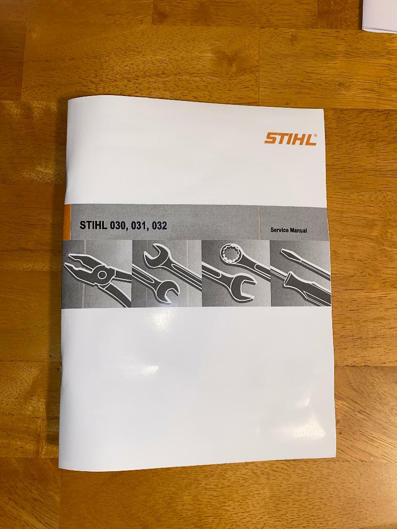 030, 031, 032, 032 AV, 032AV STIHL Chainsaw Service Workshop Repair ...