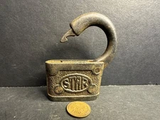 Vintage Cast Iron STAR Padlock, Lot 5