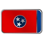 1 oz United States Flags Series - TENNESSEE - Full Color .999 Silver Bar