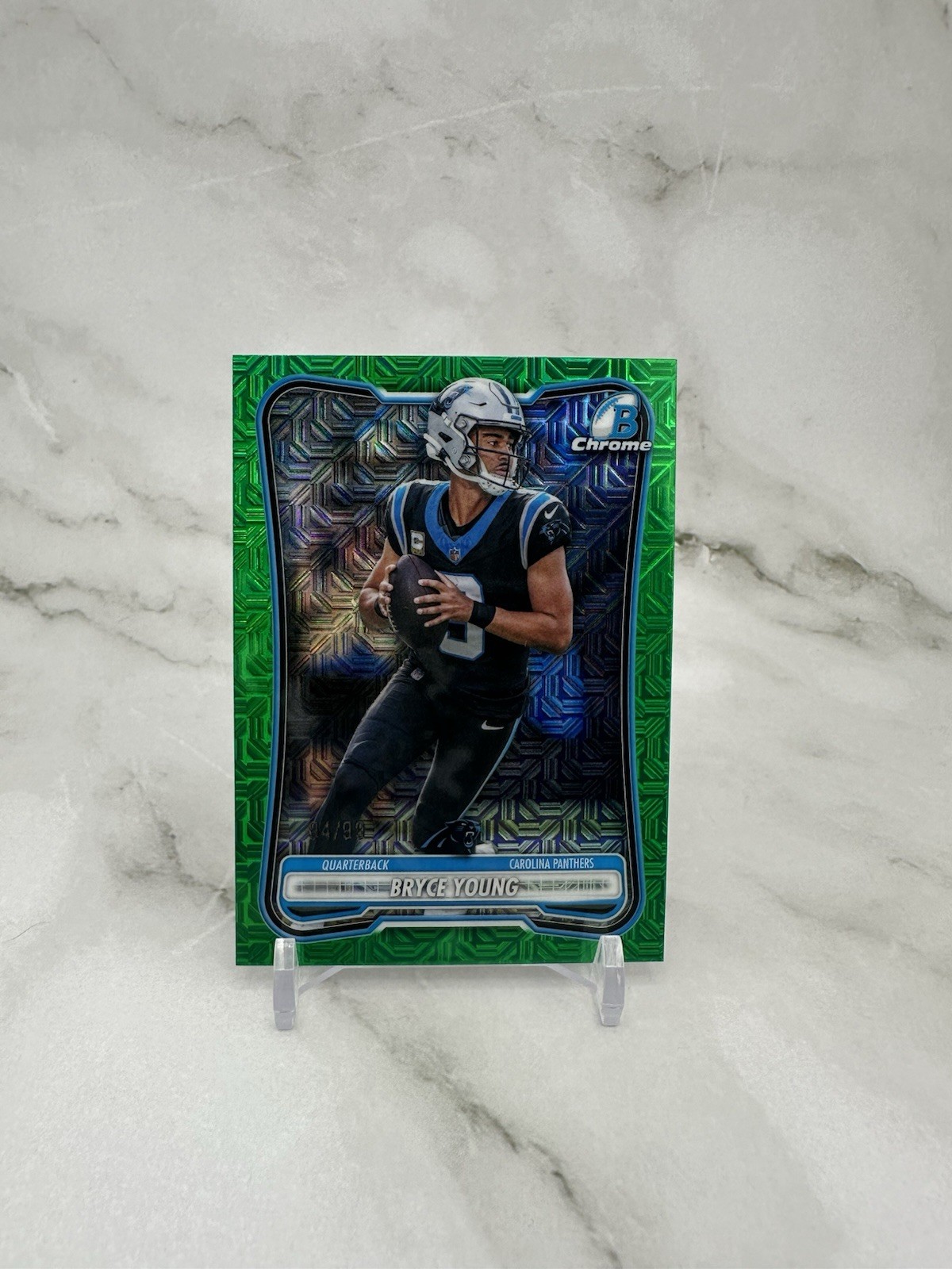 2026 Bowman Chrome - Bryce Young - Green Mojo Refractor /99