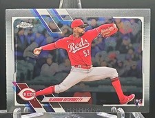 2021 Topps Chrome Update Vladimir Gutierrez RC USC84-Reds