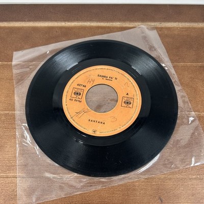 Santana, Samba Pa Ti / Se A Cabo 7'' Vinyl Record 45 RPM CBS