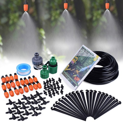#ad Irrigation System Greenhouse Watering Systems 1 4 INCH 50FT DIY Auto Drip Irr... $21.20
