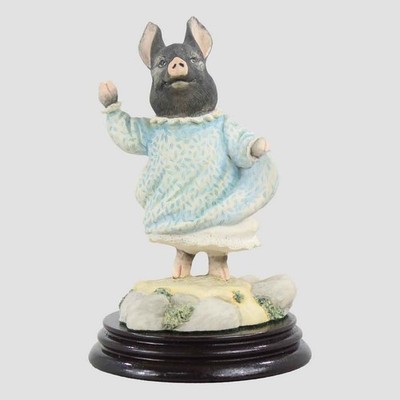 Kleines schwarzes Schwein - Schwein Perücke Bordüre Fine Arts Beatrix Potter