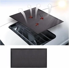 Magnetic Car Sunroof Sun Shade Breathable Mesh Car Roof Cover Camping Bug Screen