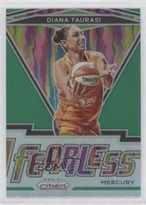 2021 Panini Prizm WNBA Fearless Green Prizm Diana Taurasi #12 00zd