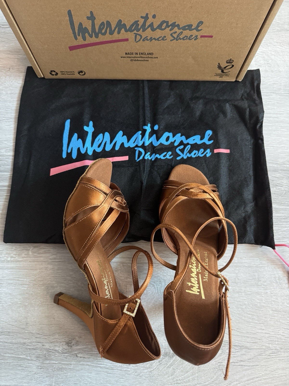 NEW International Dance Shoes Mia, Women's Latin Heels, Size 6.5 UK,  3" Heel