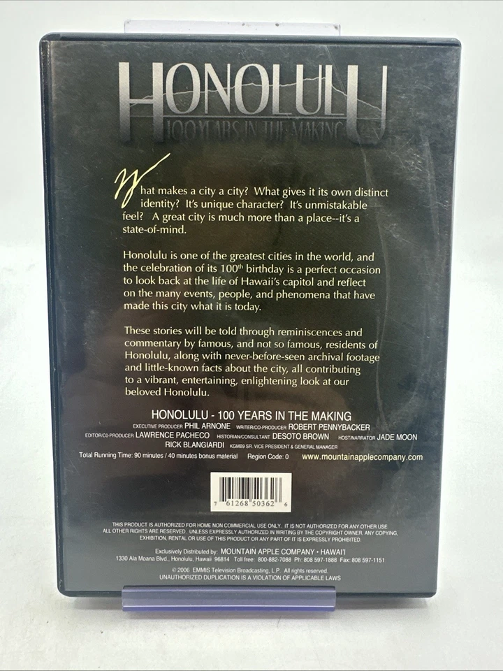 (2006) ~ Honolulu: 100 Years in the Making / DVD Video! Foto 2 de 2