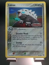 Lairon  Holo 32/108 Ex Power Keepers Pokemon Stamped Card