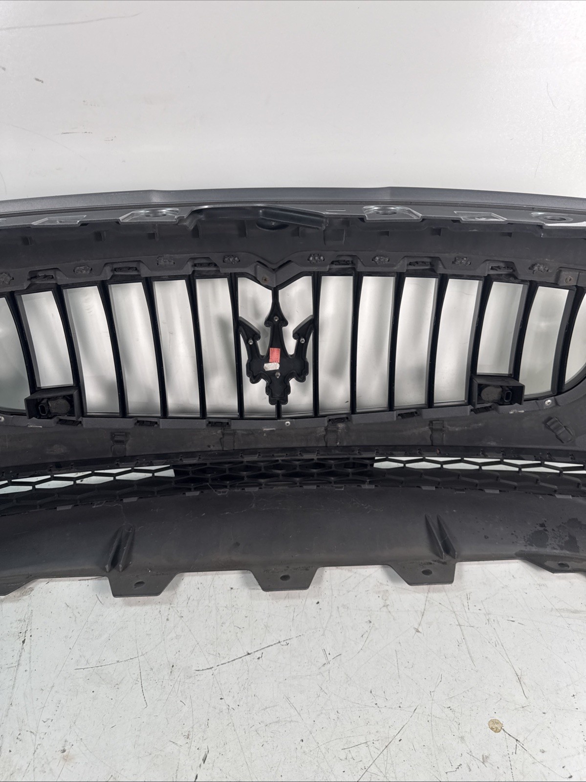 Maserati Quattroporte 2014-2016 Front Front bumper Silver P/N 103404