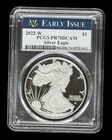 2022-W One Ounce American PROOF Silver Eagle * PCGS PR70 DCAM * EARLY ISSUE