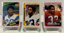 2001 Topps Archives Running Back Lot (Dickerson #30/Dorsett #79 & 158)