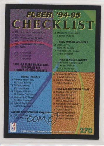 1994 Checklist #270