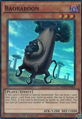Baobaboon - RATE-ENSE4 - Super Rare - Limited Edition - Lightly Played