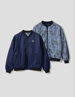 Tシャツ・アパレル NARUTO SASUKE jacket Graniph NARUTO Reversible Blouson Jacket Naruto Sasuke L Size New