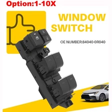 Master Electric Window Power Control Switch Left Side For 2020-22 Toyota Corolla