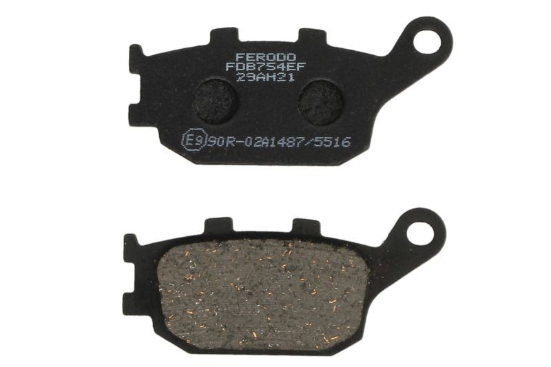 Fits FERODO FDB754EF Brake pads FDB754EF  eco friction, intended use road-small