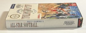 Dusty Diamond's All-Star Softball (Nintendo NES 1990) Cart & Box Only