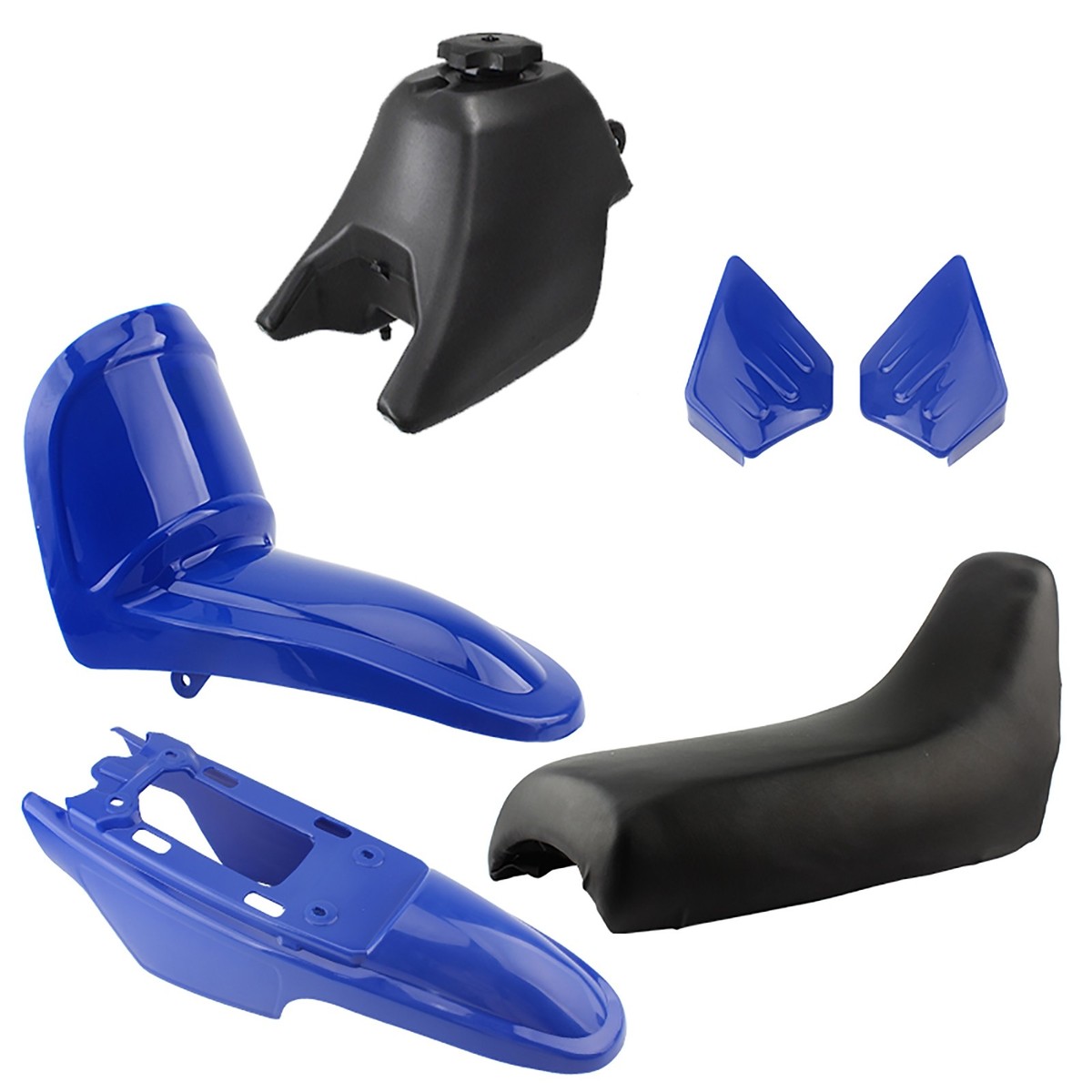 PW50 PLASTICS/FENDERS + SEAT + FUEL TANK KIT FOR YAMAHA PEEWEE 50
