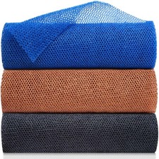 3 Pieces African Exfoliating Net African Bath Sponge Scrubbing Rag Net African..