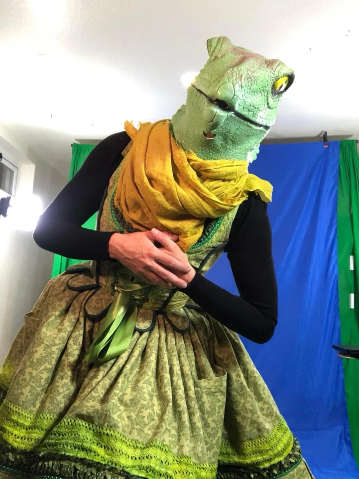 6pc Dandelion Halloween Ren Fair Costume Handmade Clown Fantasy Can-can Cosplay - Image 3 of 4