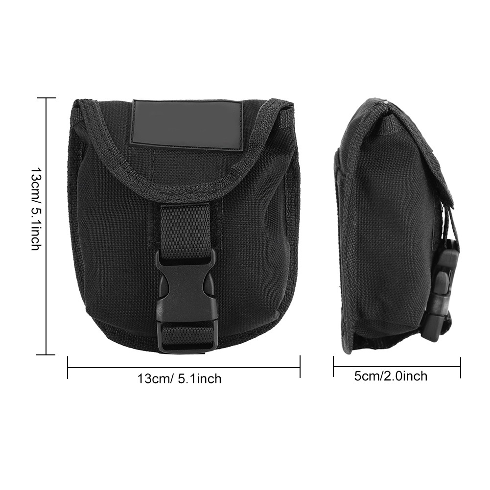 (Black)KEEP DIVING 2KG Scuba Diving Weight Belt Pocket With Quick Release EC