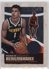 2019-20 Panini NBA Hoops Rookie Remembrance Michael Porter Jr #RR-MPJ 1u6