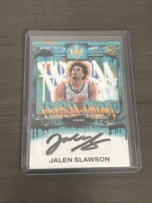 2023-24 Panini Court Kings - Fresh Paint Jalen Slawson #FP-JSS /99 (AU, RC)