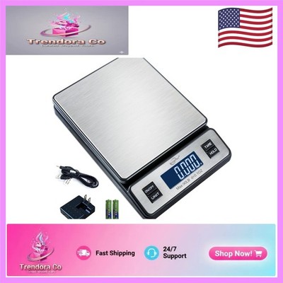 Durable 90 lb Digital Shipping Scale with LCD Display and Tare Functionality