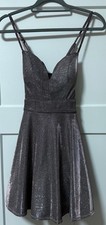 Winsor Purple Sparkle Cocktail Dress