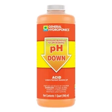 General Hydroponics Ph down Liquid Premium Buffering for Ph Stability, Quart