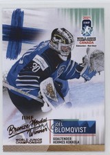 2021 BY Cards IIHF World Junior Championship Finland Premium Joel Blomqvist w3d