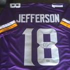 Justin Jefferson Vikings Signed #18 Football Jersey Beckett Authenticated
