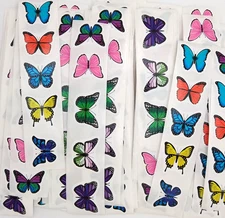 30 Colorful Butterfly Stickers/Scrapbooking/Crafts/Journals/Planner/Diary/0.85"