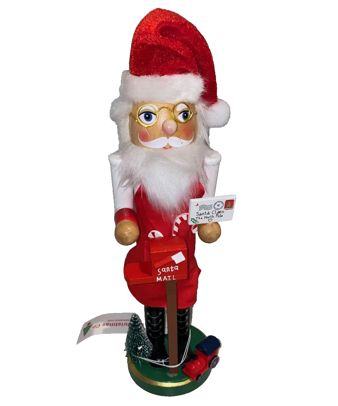 Sarasota Christmas Red Santa mailbox workshop wooden toymaker 14" nutcracker new
Opens in a new wind