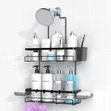 Shower Caddy Hanging Bathroom Organizer: Rustproof Shelf for inside Shower - No