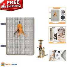 Cat Nail File Scratcher Scratching Pad - Sisal Cat Claw Trimmer with 80-Gri...