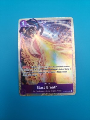 Blast Breath (Premium Card Collection -Best Selection Vol. 1-) ST04-016