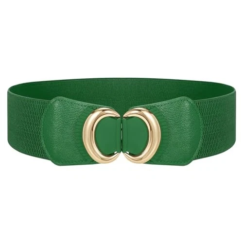chinese dress ladies Amaxiu Women Elastic Belt, Invisible Stretch Ladies Belts with Gold Flat  Buckle Skinny Waist Belt For Jeans Pants Dresses(Black) at Amazon Women's  Clothing store main image 1